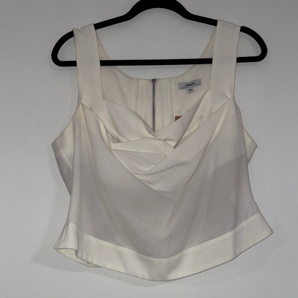 Miaou - White Corset top